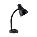 Ledu Advanced Style Incandescent Gooseneck Desk Lamp, 6"w x 6"d x 18"h, Black