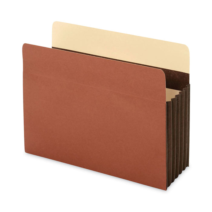 Universal Redrope Expanding File Pockets, 7" Expansion, Letter Size, Brown, 5/Box