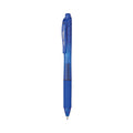Pentel EnerGel-X Gel Pen, Retractable, Medium 0.7 mm, Blue Ink, Blue Barrel, Dozen