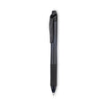 Pentel EnerGel-X Gel Pen, Retractable, Bold 1 mm, Black Ink, Smoke Barrel, Dozen
