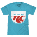 RC Cola Me and My RC Royal Crown Soda T-Shirt - Aqua Blue by Tee Luv