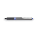 Pentel Oh! Gel Pen, Retractable, Medium 0.7 mm, Blue Ink, Black Barrel, Dozen