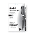 Pentel Twist-Erase EXPRESS Mechanical Pencil, 0.5 mm, HB (#2.5), Black Lead, Black Barrel, Dozen