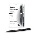 Pentel Twist-Erase EXPRESS Mechanical Pencil, 0.5 mm, HB (#2.5), Black Lead, Black Barrel, Dozen
