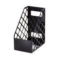 Universal Recycled Plastic Large Magazine File, 6.25 x 9.5 x 11.88, Black