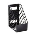 Universal Recycled Plastic Large Magazine File, 6.25 x 9.5 x 11.88, Black
