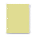 Universal Insertable Tab Index, 8-Tab, 11 x 8.5, Buff, Clear Tabs, 6 Sets