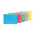 C-Line Index Card Case, Holds 100 3 x 5 Cards, 5.38 x 1.25 x 3.5, Polypropylene, Assorted Colors