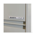 C-Line HOL-DEX Magnetic Shelf/Bin Label Holders, Side Load, 1 x 6, Clear, 10/Box