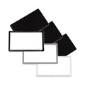 C-Line Slap-Stick Magnetic Label Holders, Side Load, 4.25 x 2.5, Black, 10/Pack