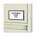 C-Line Slap-Stick Magnetic Label Holders, Side Load, 4.25 x 2.5, Black, 10/Pack