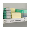 C-Line Clear Magnetic Label Holders, Side Load, 6 x 1, 10/Pack