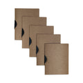C-Line Modern Metallic Executive Style Report Cover, Swing Clip,  8.5 x 11, Bronze/Bronze, 5/Pack