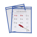 C-Line Stitched Shop Ticket Holders, Top Load, Super Heavy, Clear, 9" x 12" Inserts, 15/Box
