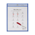 C-Line Stitched Shop Ticket Holders, Top Load, Super Heavy, Clear, 9" x 12" Inserts, 15/Box