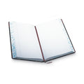 Boorum & Pease Account Record Book, Record-Style Rule, Black/Red/Gold Cover, 13.75 x 8.38 Sheets, 500 Sheets/Book