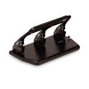 Master 30-Sheet Heavy-Duty Three-Hole Punch with Gel Padded Handle, 9/32" Holes, Black