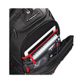 Samsonite Tectonic PFT Backpack, Fits Devices Up to 17", Ballistic Nylon, 13 x 9 x 19, Black/Red