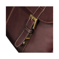 Samsonite Leather Flapover Case, Fits Devices Up to 15.6", Leather, 16 x 6 x 13, Brown