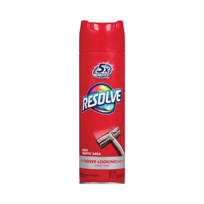 RESOLVE Foam Carpet Cleaner, Foam, 22 oz Aerosol Spray