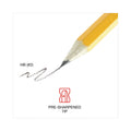 Universal #2 Pre-Sharpened Woodcase Pencil, HB (#2), Black Lead, Yellow Barrel, 24/Pack