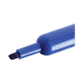 Universal Chisel Tip Permanent Marker, Broad Chisel Tip, Blue, Dozen