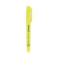 Universal Pocket Highlighter Value Pack, Fluorescent Yellow Ink, Chisel Tip, Yellow Barrel, 36/Pack
