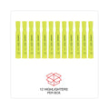 Universal Desk Highlighters, Fluorescent Yellow Ink, Chisel Tip, Yellow Barrel, Dozen