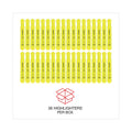 Universal Desk Highlighter Value Pack, Fluorescent Yellow Ink, Chisel Tip, Yellow Barrel, 36/Pack