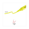 Universal Desk Highlighter Value Pack, Fluorescent Yellow Ink, Chisel Tip, Yellow Barrel, 36/Pack