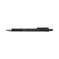 Universal Ballpoint Pen, Retractable, Medium 1 mm, Black Ink, Black Barrel, Dozen