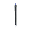 Universal Ballpoint Pen, Retractable, Fine 0.7 mm, Blue Ink, Blue Barrel, Dozen