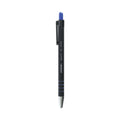 Universal Ballpoint Pen, Retractable, Fine 0.7 mm, Blue Ink, Blue Barrel, Dozen