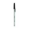 Universal Ballpoint Pen Value Pack, Stick, Medium 1 mm, Black Ink, Gray Barrel, 60/Pack