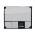 Universal Metal Mesh Drawer Organizer, Six Compartments, 15 x 11.88 x 2.5, Black