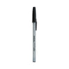 Universal Ballpoint Pen, Stick, Medium 1 mm, Black Ink, Gray Barrel, Dozen