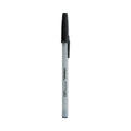 Universal Ballpoint Pen, Stick, Medium 1 mm, Black Ink, Gray Barrel, Dozen