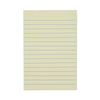 Universal Recycled Self-Stick Note Pads, Note Ruled, 4" x 6", Yellow, 100 Sheets/Pad, 12 Pads/Pack