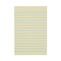 Universal Recycled Self-Stick Note Pads, Note Ruled, 4" x 6", Yellow, 100 Sheets/Pad, 12 Pads/Pack