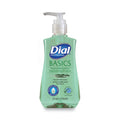 Dial Basics MP Free Liquid Hand Soap, Unscented, 7.5 oz Pump Bottle, 12/Carton