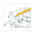 Staedtler Woodcase Pencil, HB (#2), Black Lead, Yellow Barrel, 144/Pack