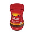 Folgers Instant Coffee Crystals, Classic Roast, 8 oz Jar, Medium