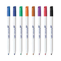 BIC Intensity Dry Erase Board/Markers Kit, 9 Markers/Dual-Sided Dry Erase Board, 7.8 x 11.8, White Surface, Plastic Blue Frame