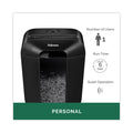 Fellowes Powershred LX45 Cross-Cut Shredder, 8 Manual Sheet Capacity