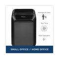 Fellowes Powershred LX180 Cross-Cut Shredder, 16 Manual Sheet Capacity