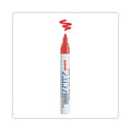 uni Permanent Marker, Medium Bullet Tip, Red