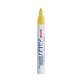 uni Permanent Marker, Medium Bullet Tip, Yellow