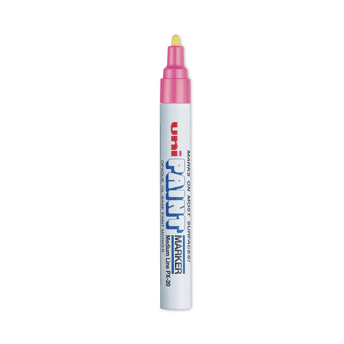 uni Permanent Marker, Medium Bullet Tip, Pink