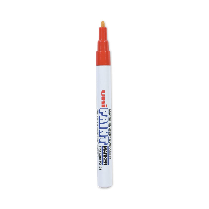 uni Permanent Marker, Fine Bullet Tip, Red