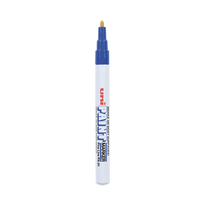 uni Permanent Marker, Fine Bullet Tip, Blue